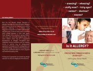 Is It Allergy? [PDF] - Gamma-Dynacare