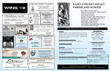 SAINT VINCENT DEPAUL PARISH AND SCHOOL - Flocknote