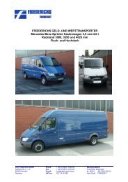 UND WERTTRANSPORTER Mercedes-Benz Sprinter Kastenwagen ...