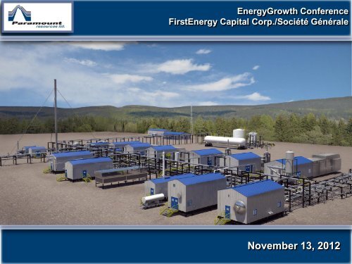 Paramount Resource Ltd. - FirstEnergy Capital Corp.