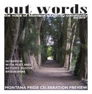 Out Words - The Western Montana Community Center