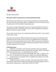 Press Release - Kingfisher Airlines