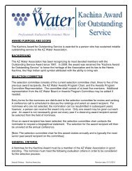 AZ Water Scholarship - AZ Water Association