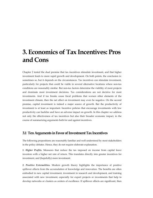 Effectiveness and Economic Impact of Tax Incentives in the SADC ...