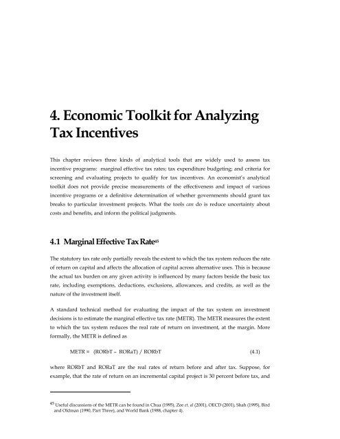 Effectiveness and Economic Impact of Tax Incentives in the SADC ...