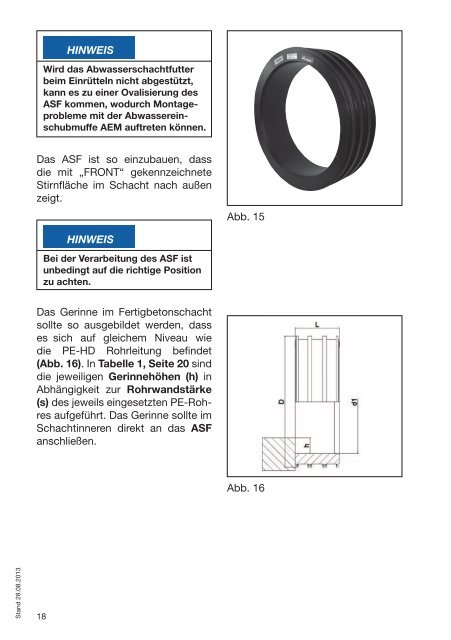 FRIAFIT®-Abwassersystem für Freispiegelleitungen und PE ...