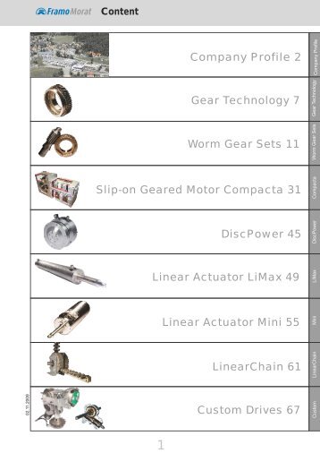 Worm Gear Sets - Framo Morat