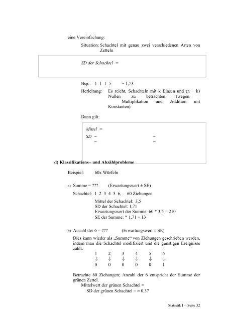 Statistik I