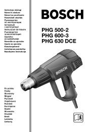 PHG 500-2 PHG 600-3 PHG 630 DCE