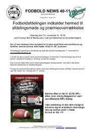 Fodbold News 40-11 - Fodbold FKBU