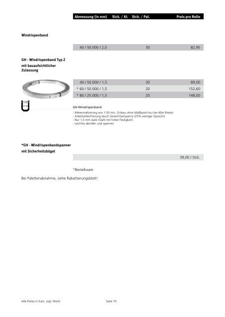 Holzverbinder â Preisliste 2007/08 - Beinbrech