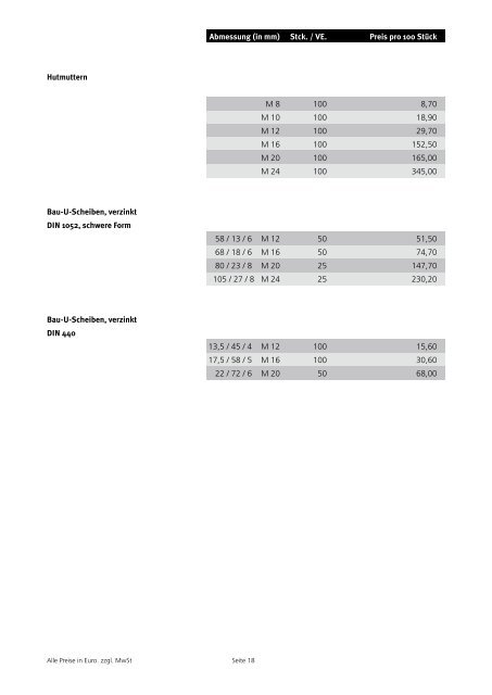 Holzverbinder â Preisliste 2007/08 - Beinbrech