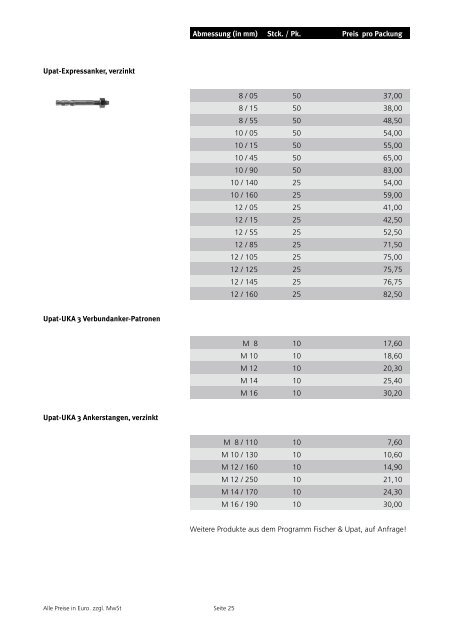 Holzverbinder â Preisliste 2007/08 - Beinbrech