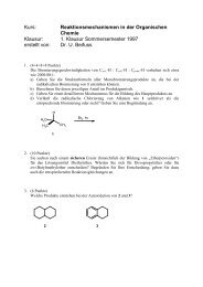 1. Klausur Sommersemester 1997 erstellt von: Dr. U. Beifuss