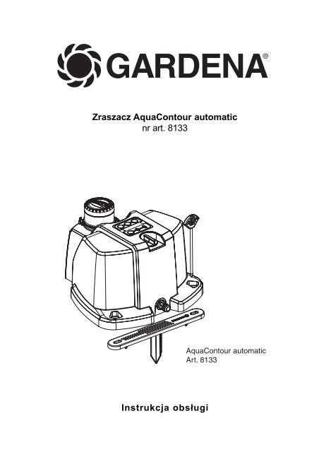 OM, Gardena, Zraszacz AquaContour automatic, Art 08133-20, 2010 ...