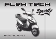 Flex Tech Speedy Benutzerhandbuch