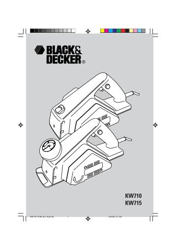 KW710/715 ML p01-18.pm.65 - Service - Black & Decker