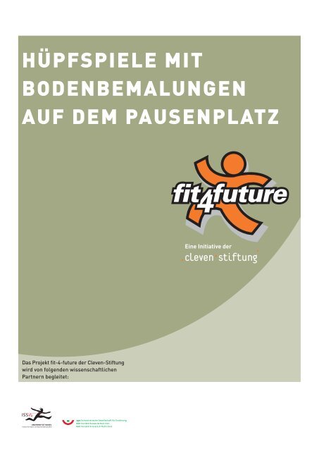 Hüpfspiele mit BodenBemalungen auf dem pausenplatz - Fit for Future