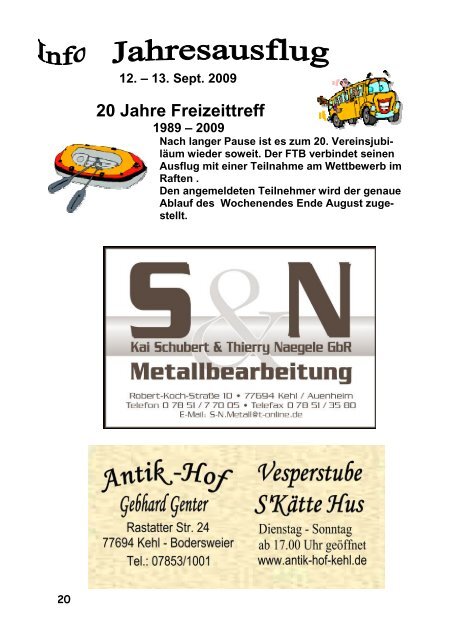 Heft 73 Ausgabe Juli 2009 - FTB