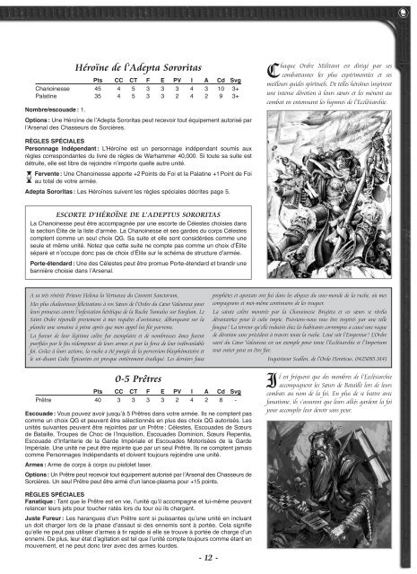 pouvoirs psychiques de l'ordo hereticus - Games Workshop