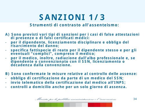 Scheda sintetica (PDF) - Dipartimento Funzione Pubblica