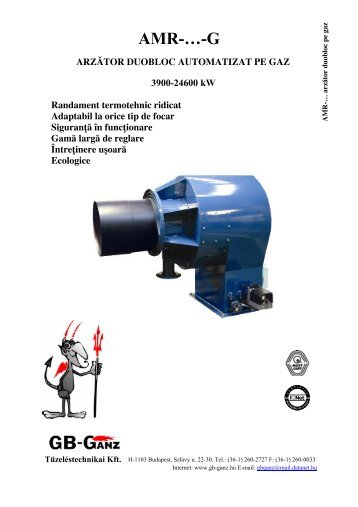 AMR gaz.pdf - GB-Ganz Romania Termotehnica SRL