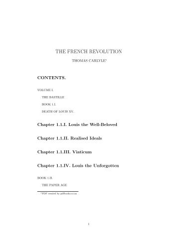 THE FRENCH REVOLUTION - PDFbooks.co.za