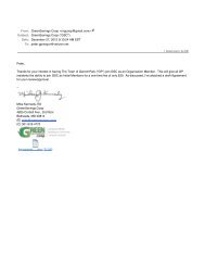 Letter re: Membership in GreenSavings Cooperative