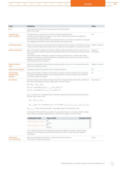 2011 Matosinhos Data Book - Galp Energia