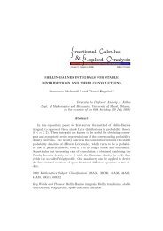 MELLIN-BARNES INTEGRALS FOR STABLE DISTRIBUTIONS AND ...