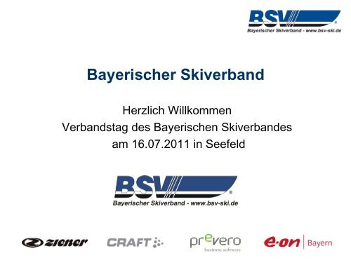 verhindert - Bayerischer Skiverband