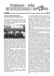 Info 2-2004 (pdf) - MGV 1873 Frohsinn Mutterstadt eV