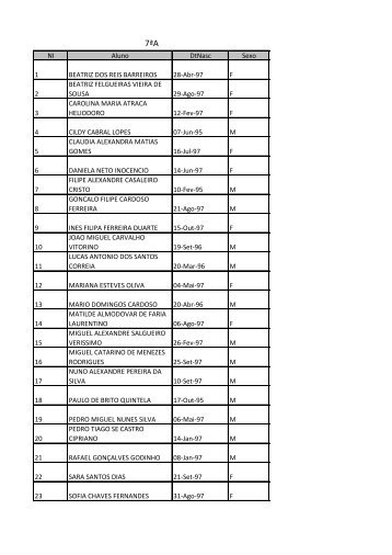 NI Aluno Dtnasc Sexo 1 BEATRIZ DOS REIS BARREIROS 28-Abr ...