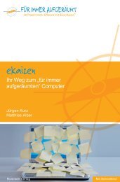 02_eKaizen Arbeitsplatz.indd - Für immer aufgeräumt