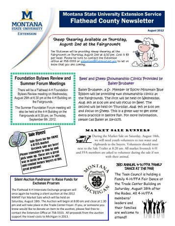 Flathead County Newsletter - Flathead County, Montana