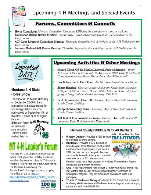 Flathead County Newsletter - Flathead County, Montana