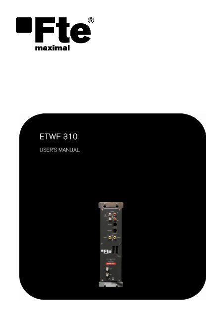 ETWF 310 - FTE Maximal