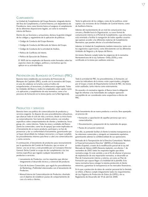 Informe Completo RSC 2008 - Banesto