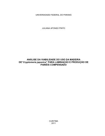 Dissertação em PDF - departamento de engenharia florestal - ufpr ...