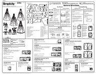 2354 Cutting Layouts General Directions - PrintSew