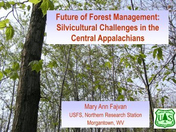 Future of Forest Management - School of Forest Resources