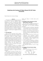 Modeling And Analysis Of Buck-Boost DC/DC Pulse Converter XII ...