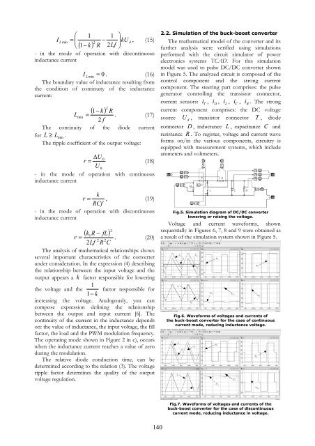 Modeling And Analysis Of Buck-Boost DC/DC Pulse Converter XII ...