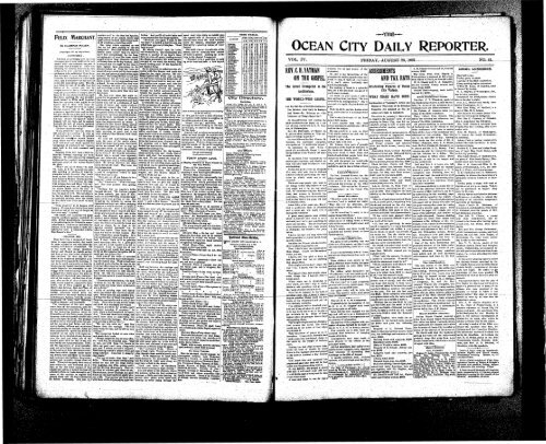 Aug 1897 - On-Line Newspaper Archives of Ocean City