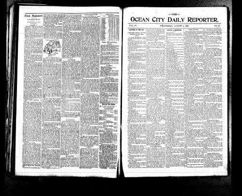 Aug 1897 - On-Line Newspaper Archives of Ocean City