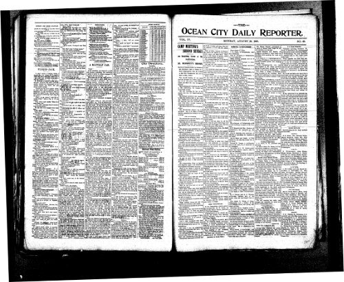 Aug 1897 - On-Line Newspaper Archives of Ocean City