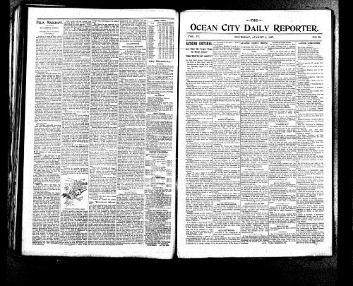 Aug 1897 - On-Line Newspaper Archives of Ocean City