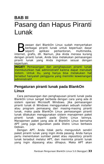 Dokumentasi BlankOn 5 (Nanggar)