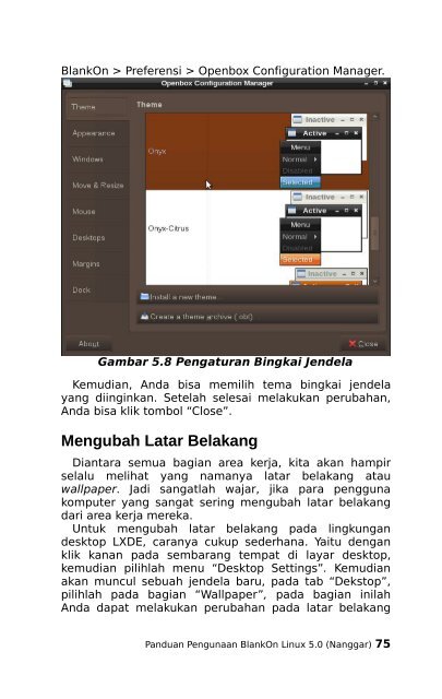 Dokumentasi BlankOn 5 (Nanggar)