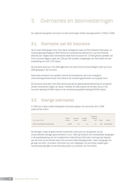 F o rtis B a nk n v   - Ja a rve rsla g 2 0 0 9 Fortis Bank ... - BNP Paribas